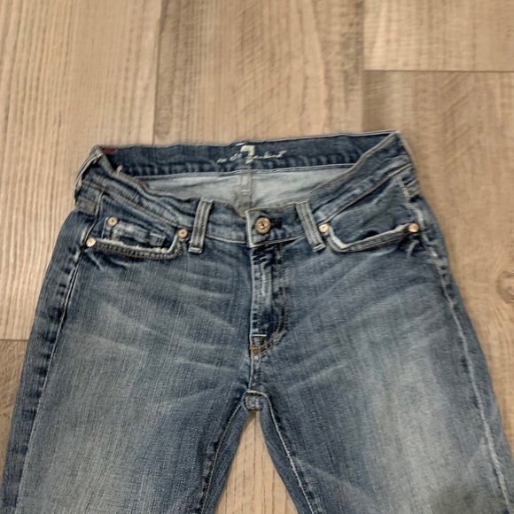7 for All Mankind Bootcut distressed jeans 27 - Picture 3 of 10